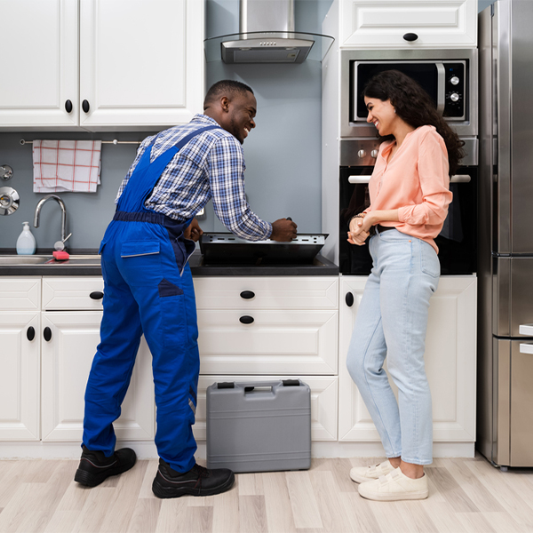 what kind of warranty do you offer on your cooktop repair services in Servia IN
